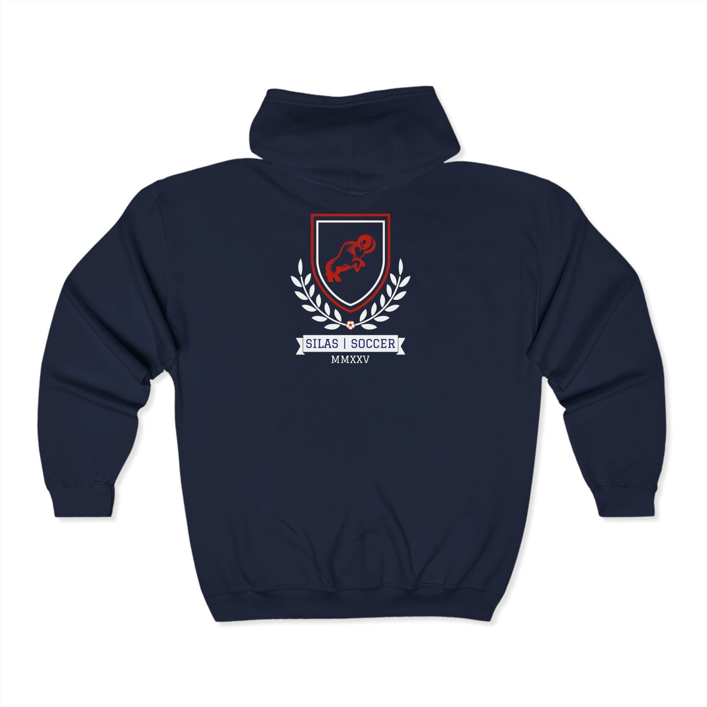 Silas High School Soccer Team Full Zip Hoodie