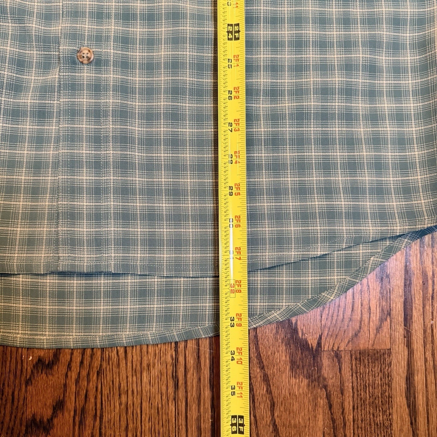 Helly Hansen Plaid Ventilated Hiking Fishing Shirt Large Blue L