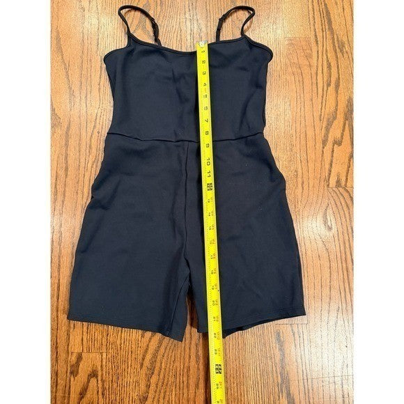 Abercrombie & Fitch Traveler Mini Romper Activewear Small Black Streetwear
