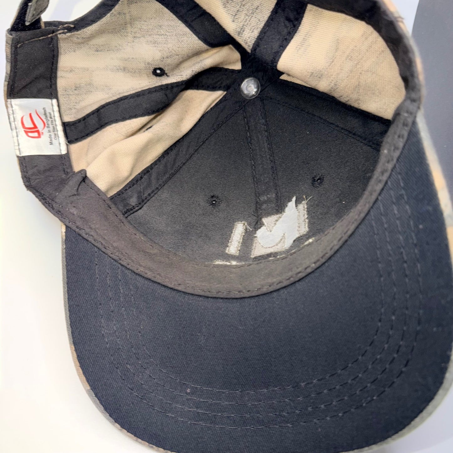 Miles Sand & Gravel Camouflage Snapback Hunting Hat OSFM Brown Green