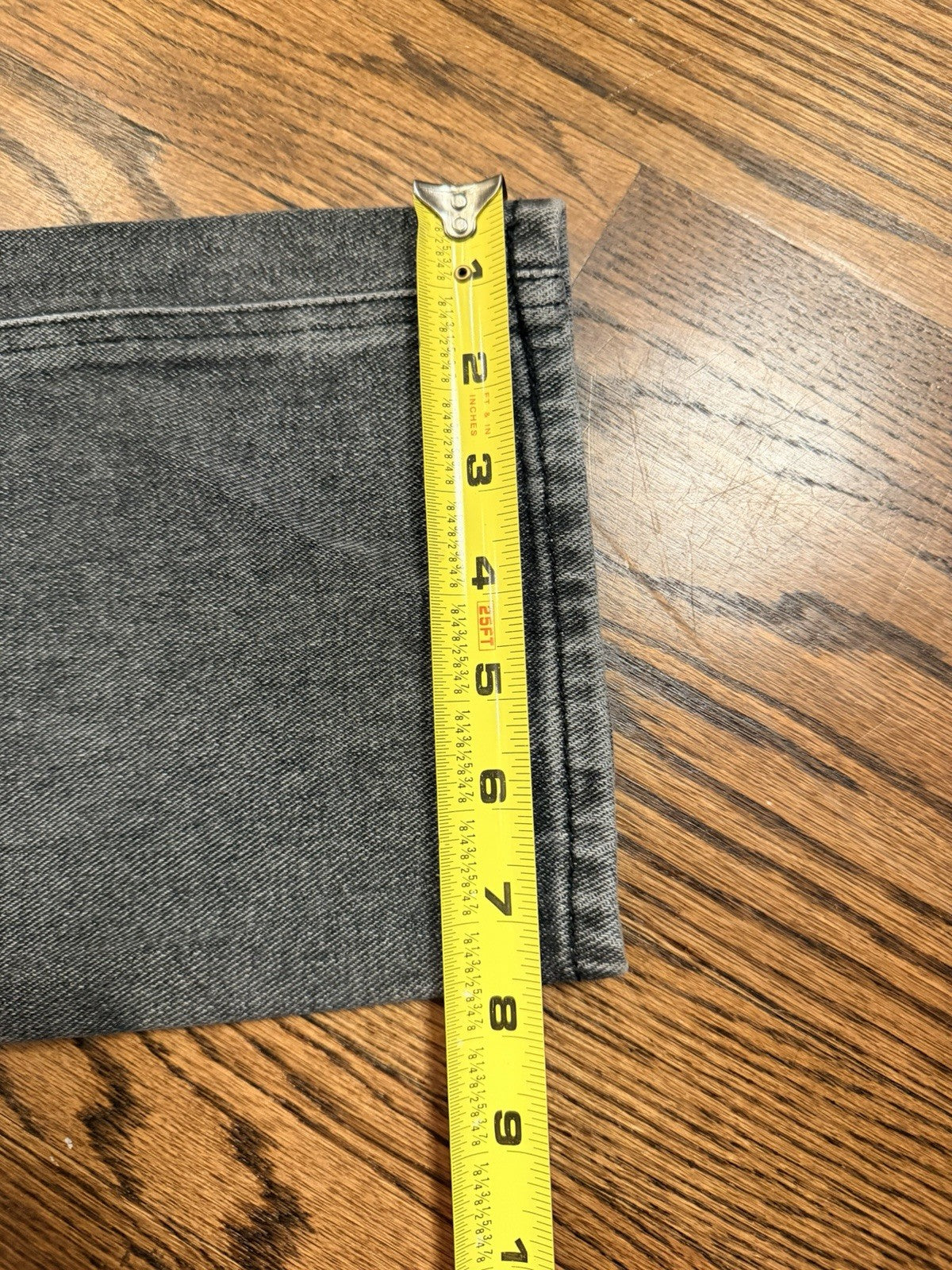 PacSun Jeans Womens 23 Gray 90's Boyfriend Straight High Rise Ripped Acid Wash