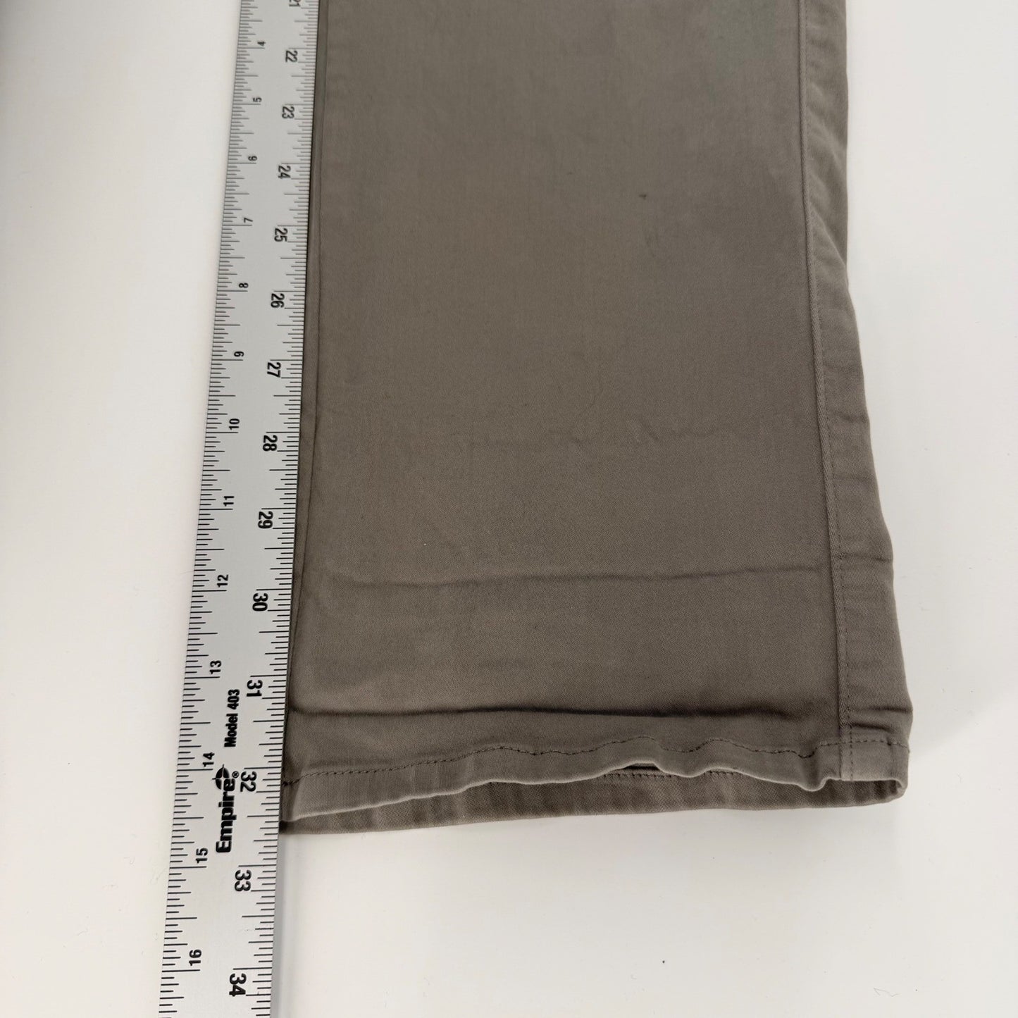 Peter Millar Crown 5-Pocket Pants Straight Leg Chino Golf Trousers 38 Grey Prep