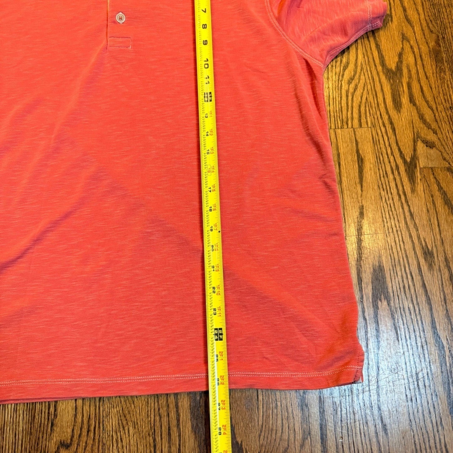 Tommy Bahama Emfielder Polo Shirt Short Sleeve Coral Pink Large TB214081R