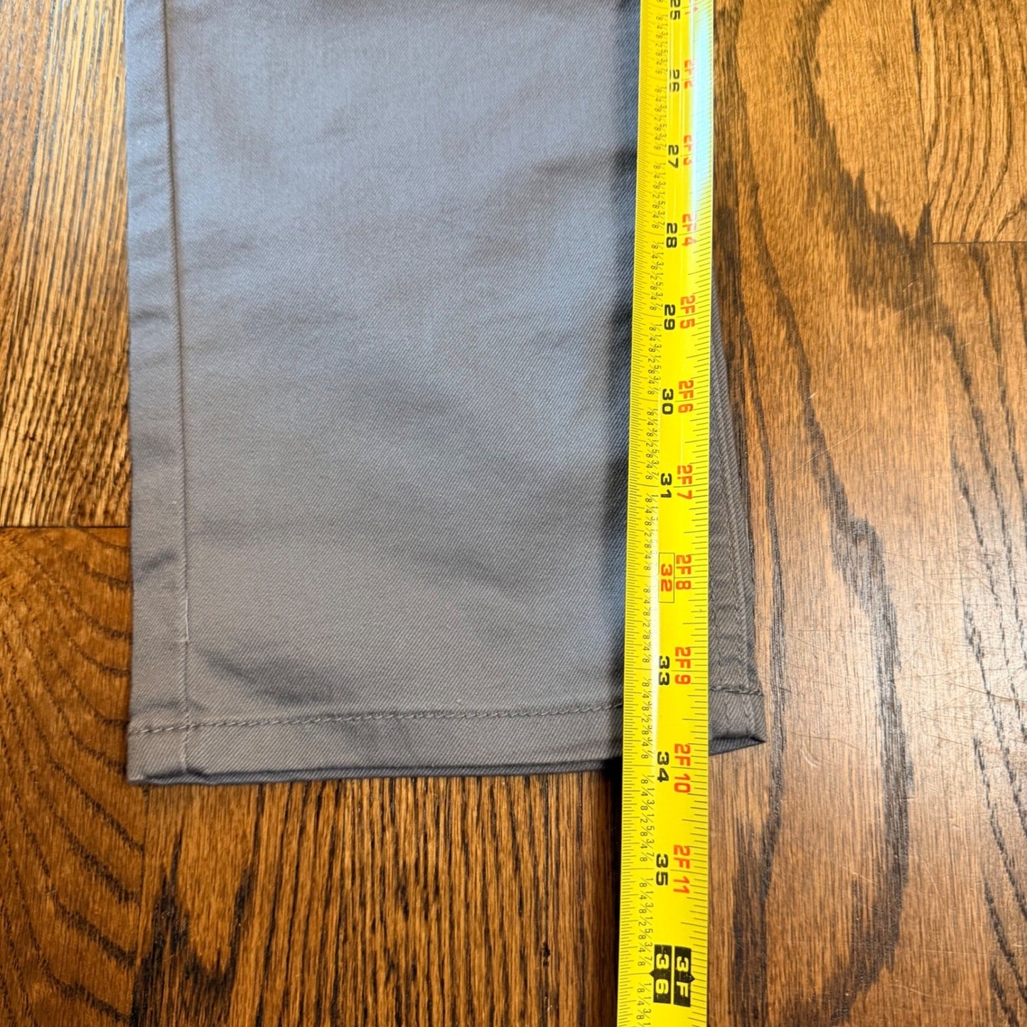 Prana Bridger Jean Slim Fit Straight Leg Stretch Denim 30x34 Gravel Grey NWT