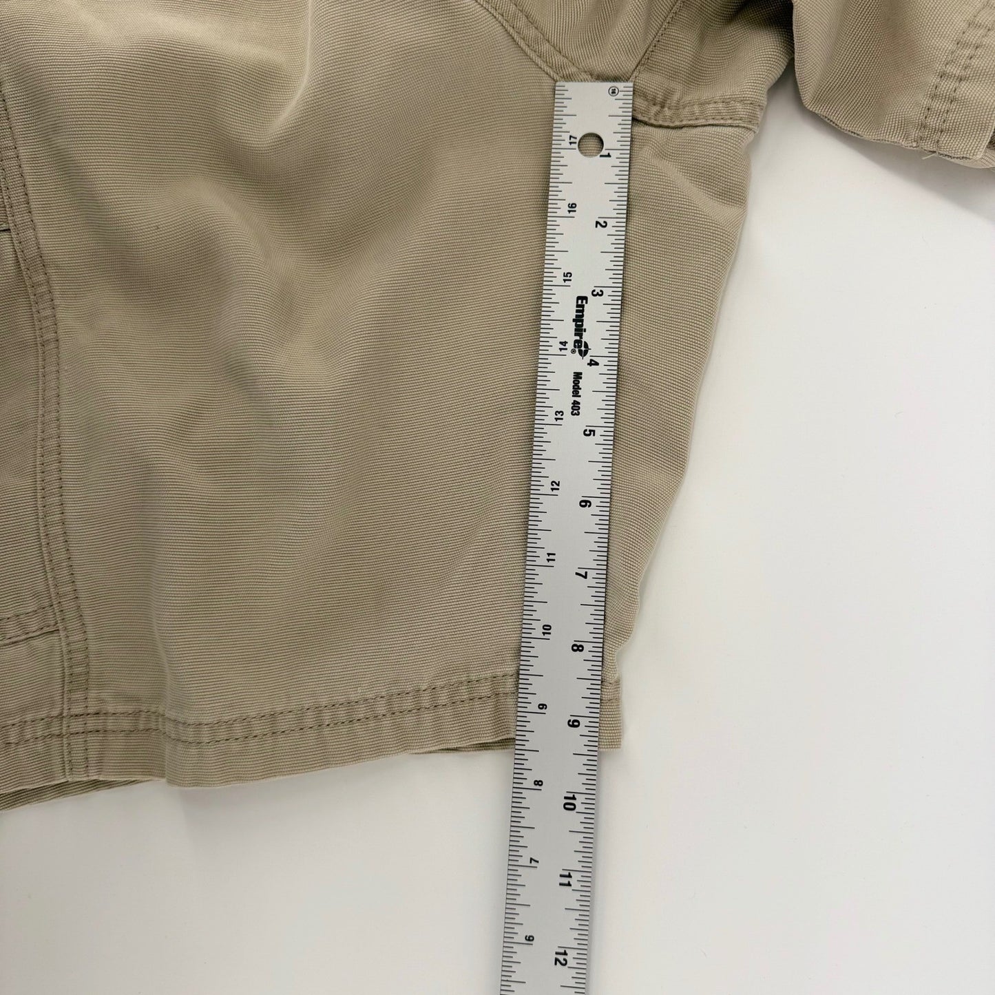 Tommy Bahama Relax Cargo Shorts Tencel Cotton Utility Khaki Tan 35 Mens