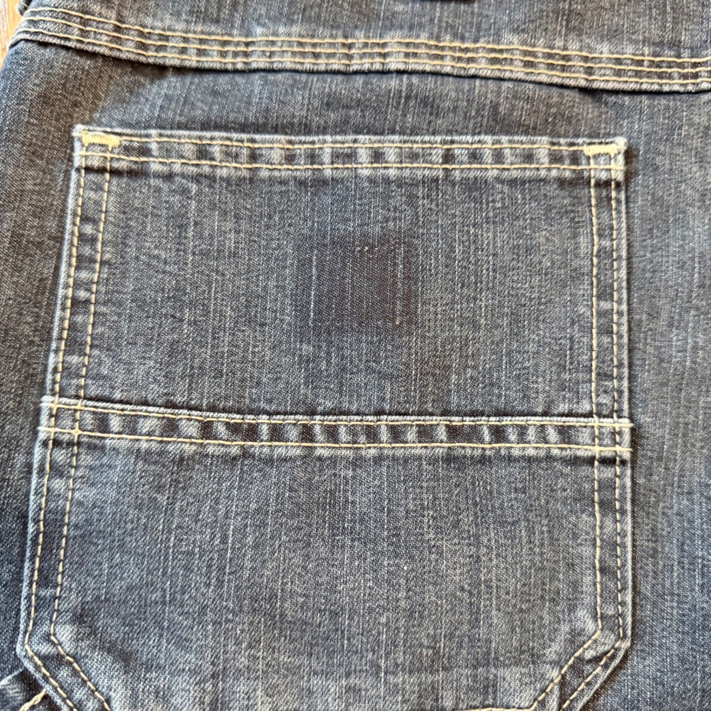 Lee Dungarees Carpenter Denim Shorts Utility Hammer Loop 34 Blue Baggy Y2K
