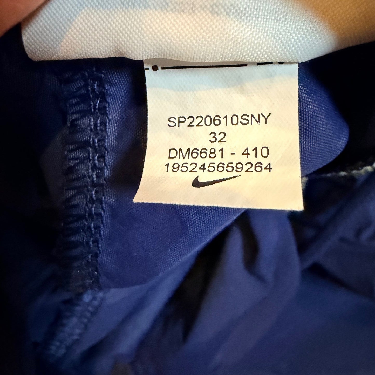 Nike Sportswear Bonded Woven Cargo Sports Utility Pant Size 32 Medium Royal Blue