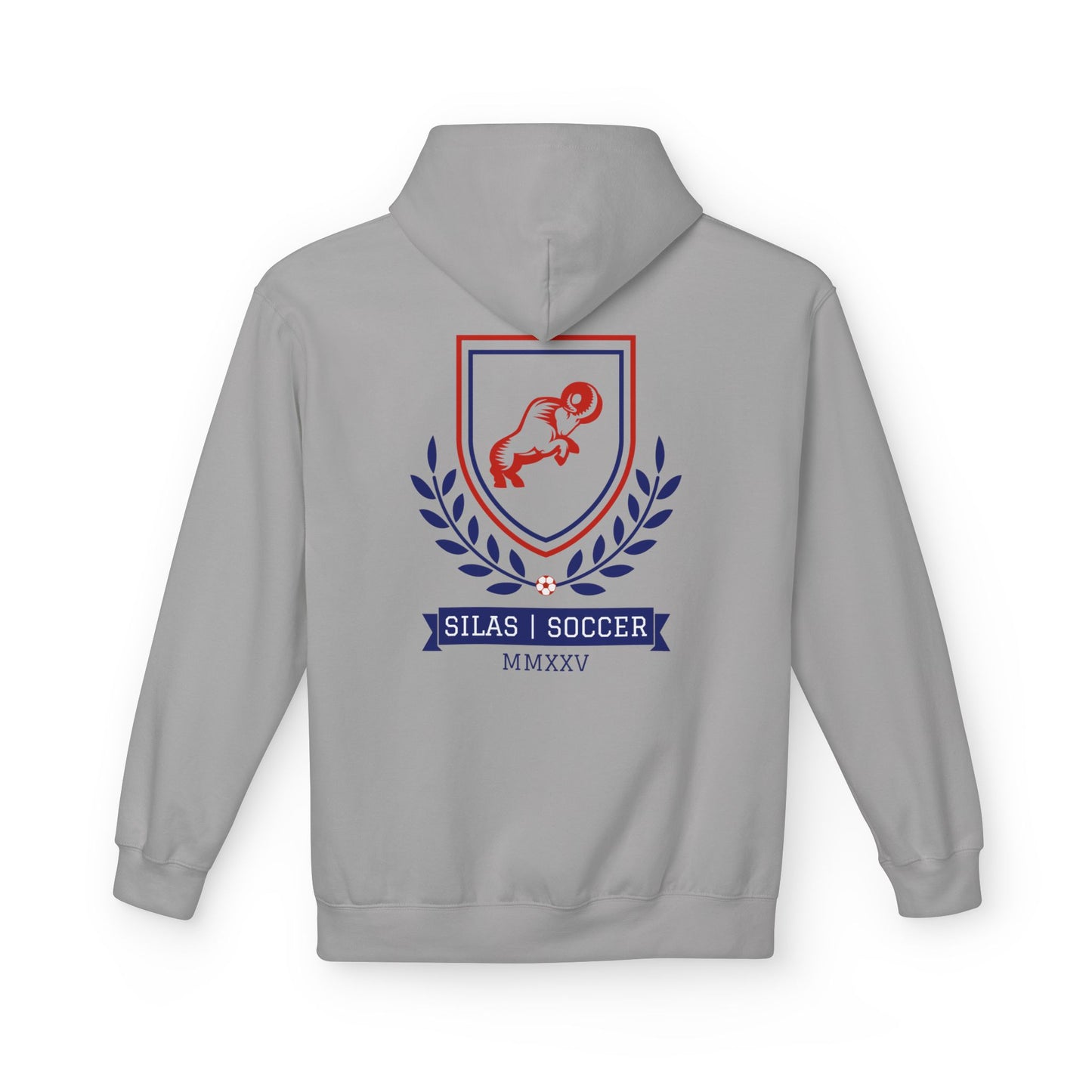 Silas Soccer Hoodie | Unisex Fleece with Custom Design