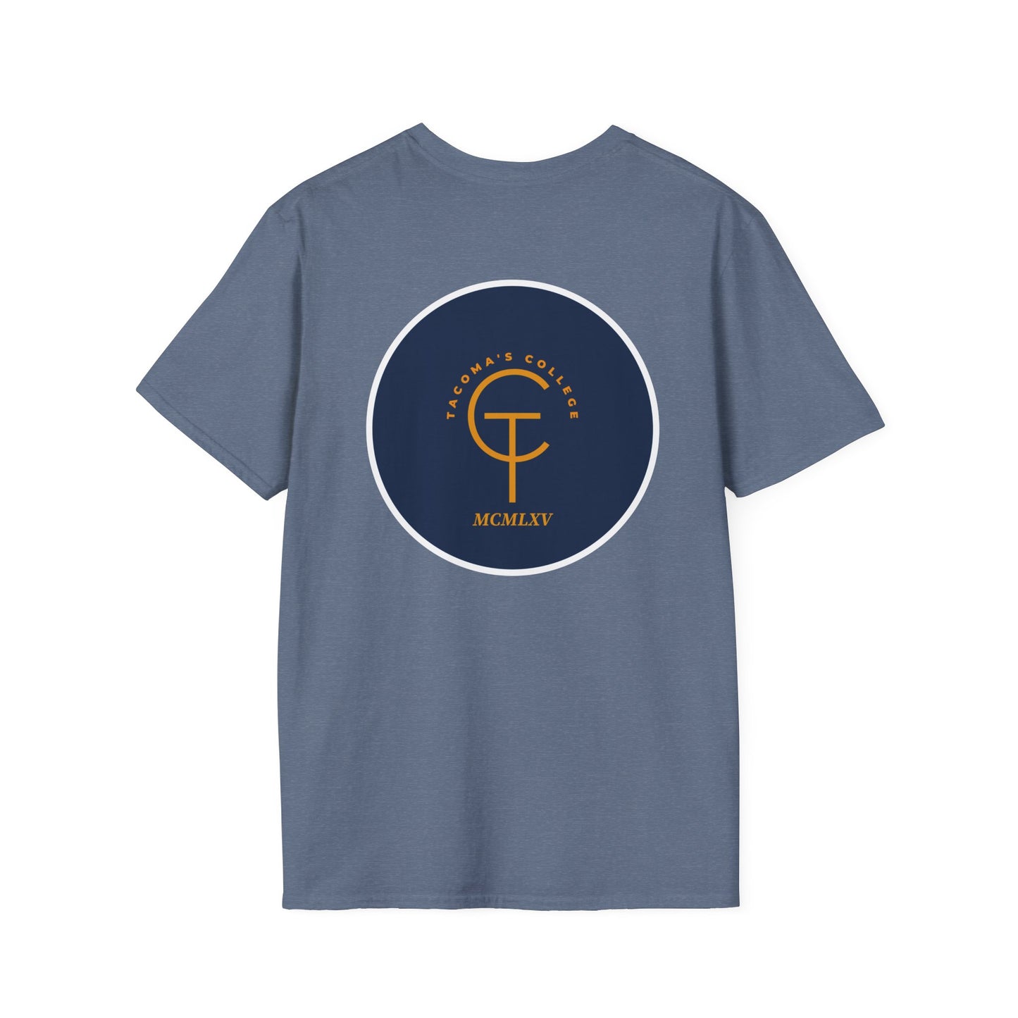 Tacoma’s College Unisex Softstyle T-Shirt - Casual Vintage Tee for Students & Alumni