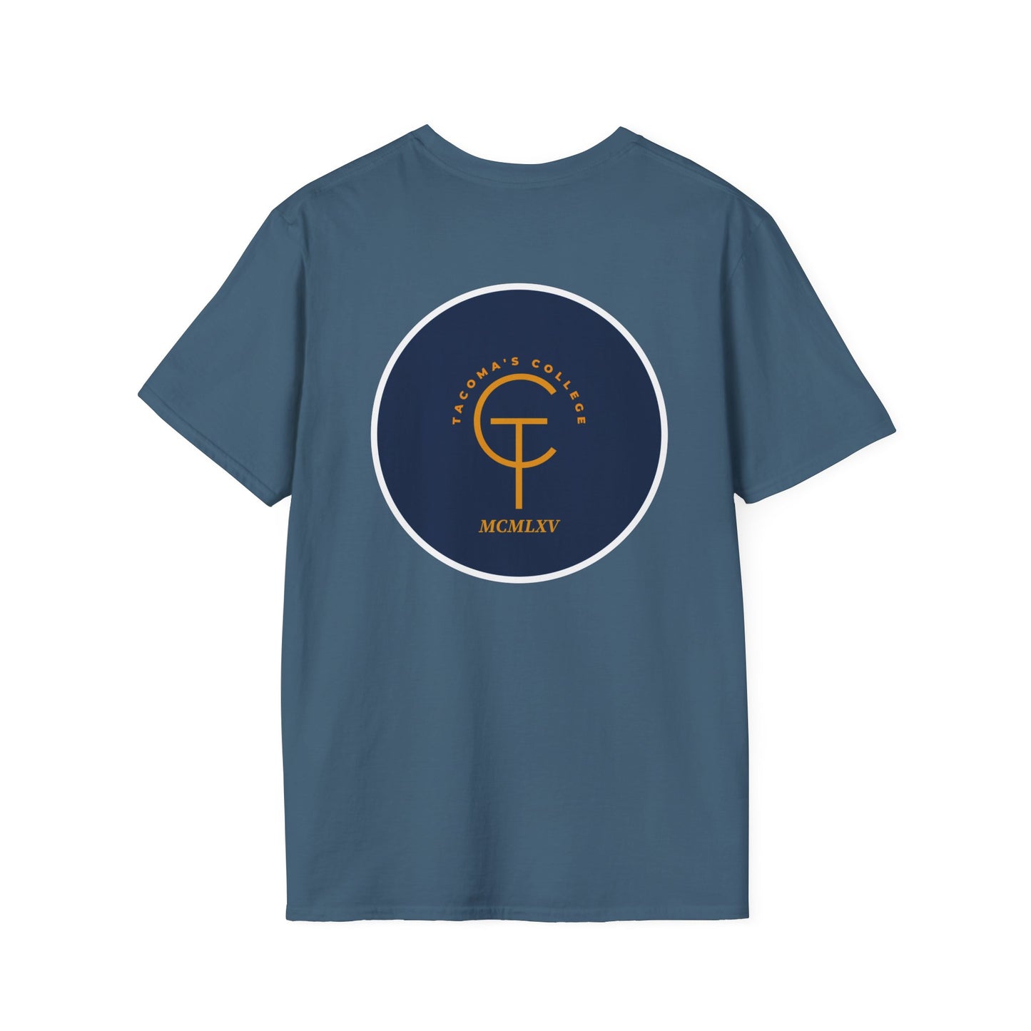 Tacoma’s College Unisex Softstyle T-Shirt - Casual Vintage Tee for Students & Alumni