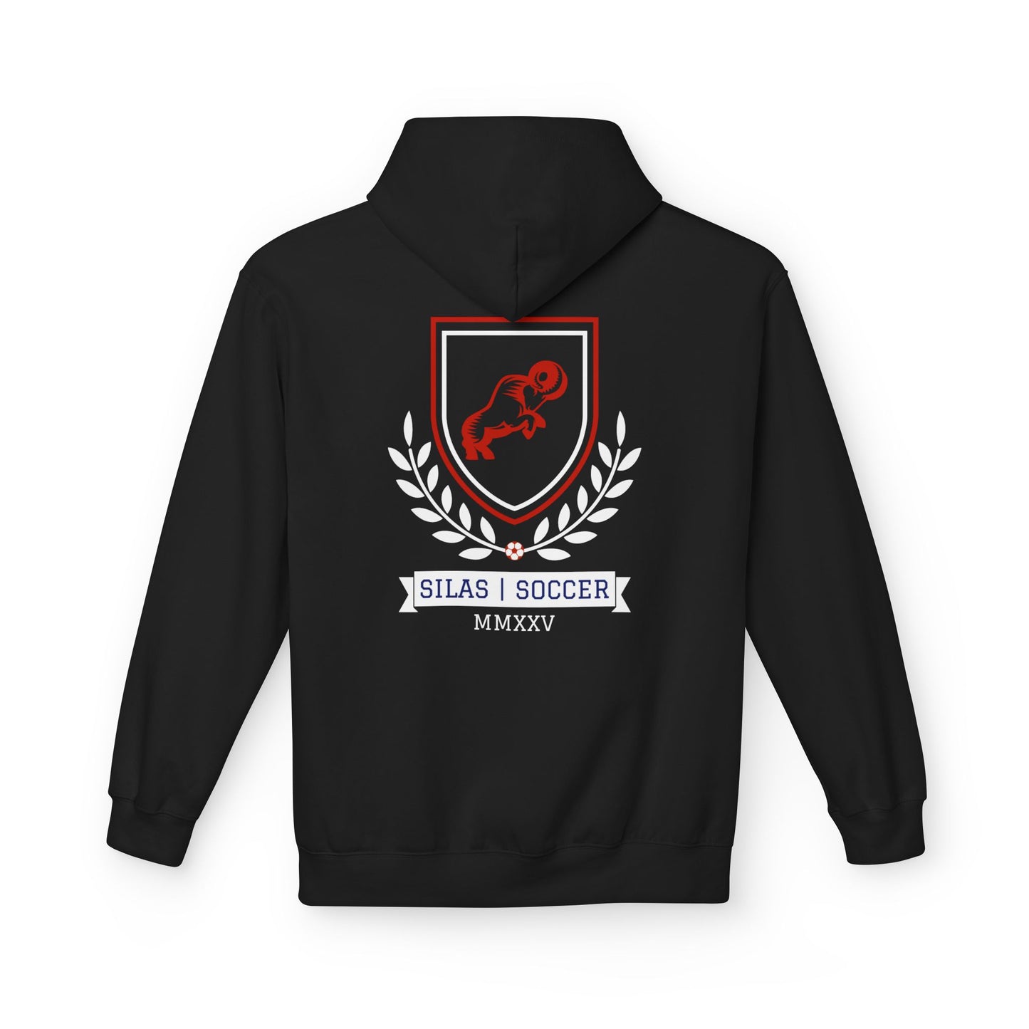 Silas Soccer Hoodie | Unisex Fleece with Custom Design