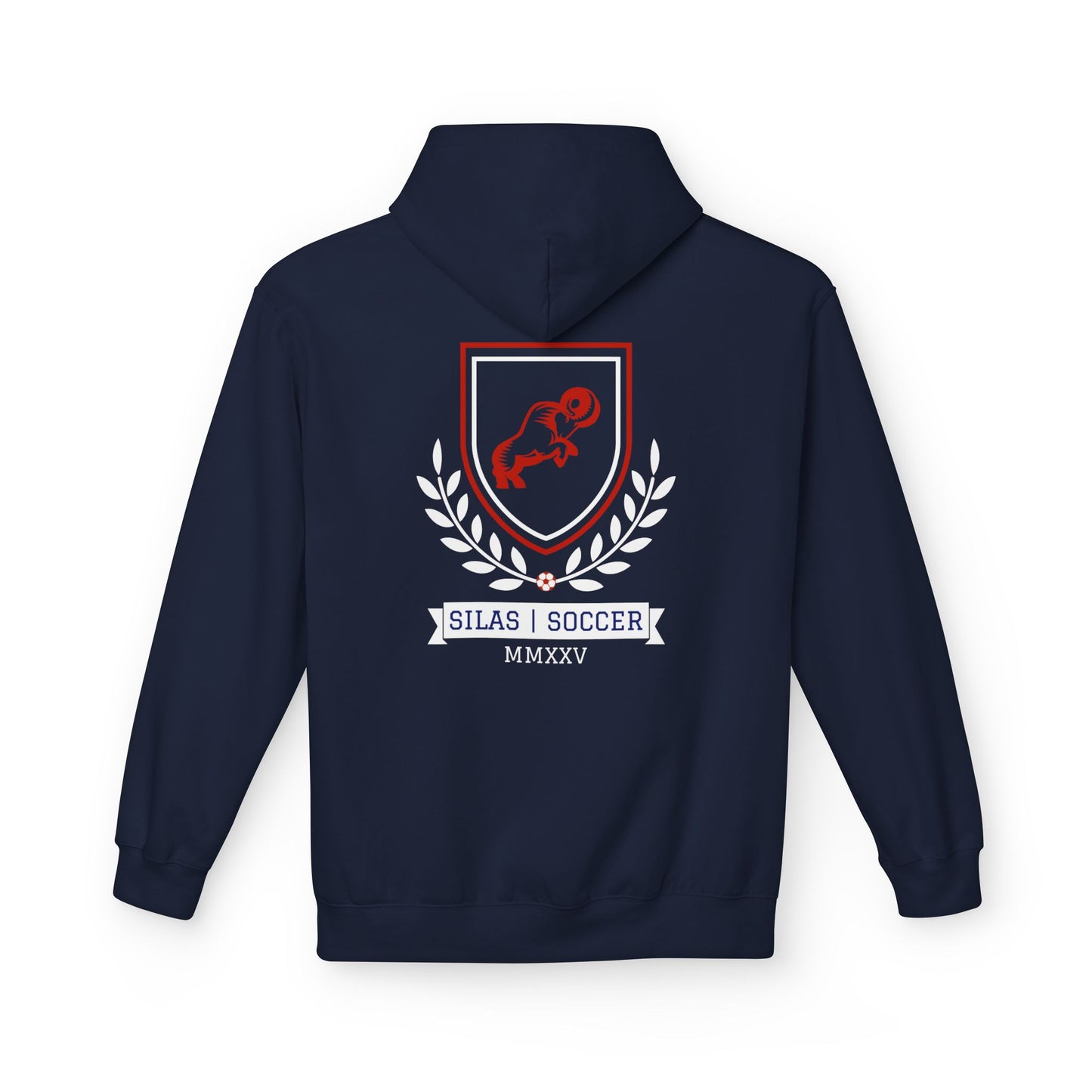 Silas Soccer Hoodie | Unisex Fleece with Custom Design