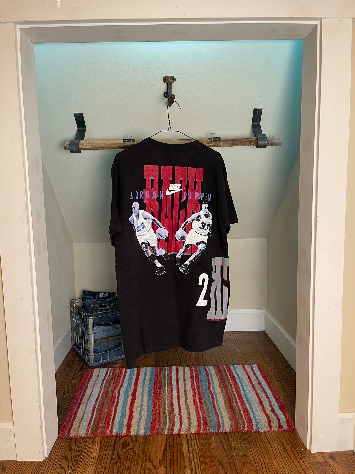 Nike Back 2 Back T-Shirt | 90s Vintage | Jordan | Large