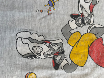 Nike Jordan Space Jam Tee | 90s Vintage Looney Tunes - Grey | The Attic