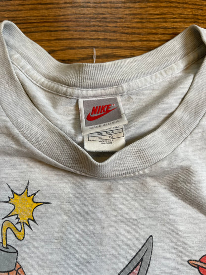 Nike Jordan Space Jam Tee | 90s Vintage Looney Tunes - Grey | The Attic