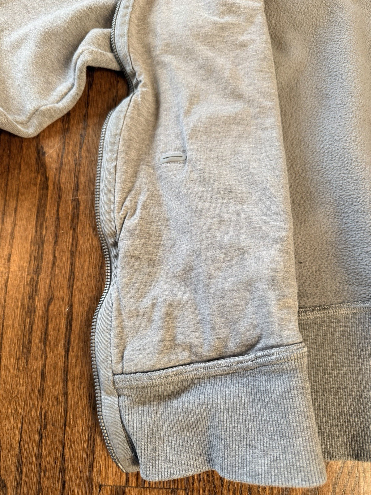 Lululemon Gray Full Zip Hoodie Women’s Size 6 Athletic Jacket