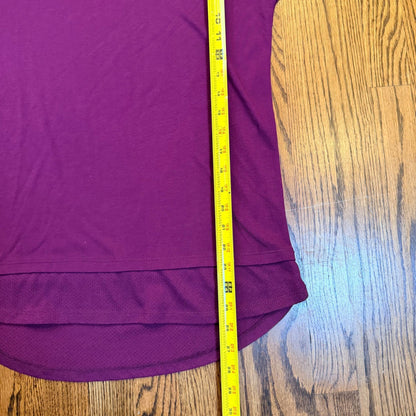 Jordan Jumpman Youth XL Purple Hooded Long Sleeve Performance Tee Shirt