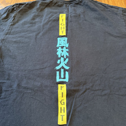 Street Fighter Mens T Shirt Black XL Ryu Ken Chun-Li Graphic Tee