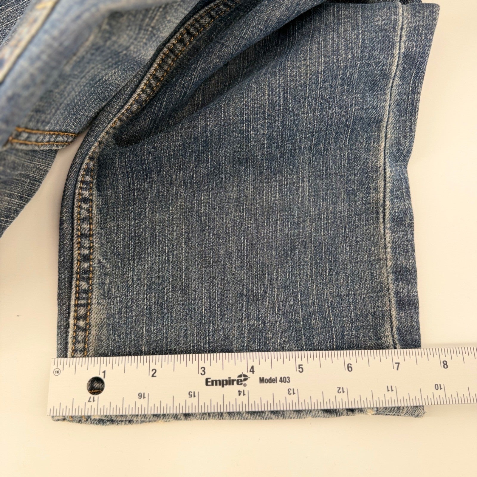Levi's 505 Regular Fit Straight Leg Jeans Medium Wash Denim 32x30 Blue Mens