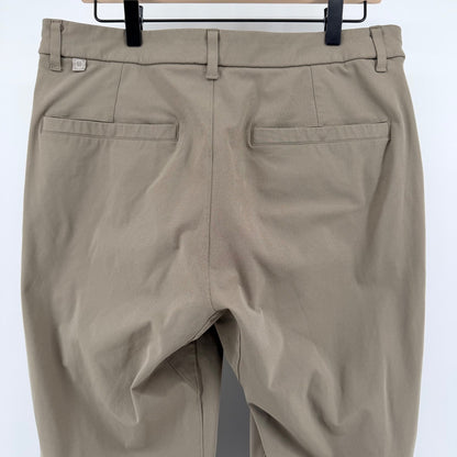 Lululemon Commission Slim Fit Pant Warpstreme Chino Golf 33x30 Artifact Khaki