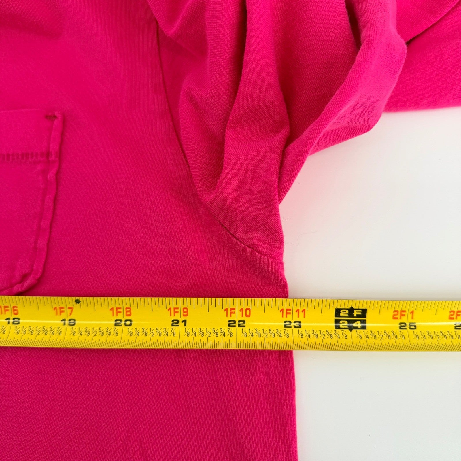 Tommy Bahama Pima Cotton Long Sleeve Pocket Tee Shirt Large Pink Resortwear