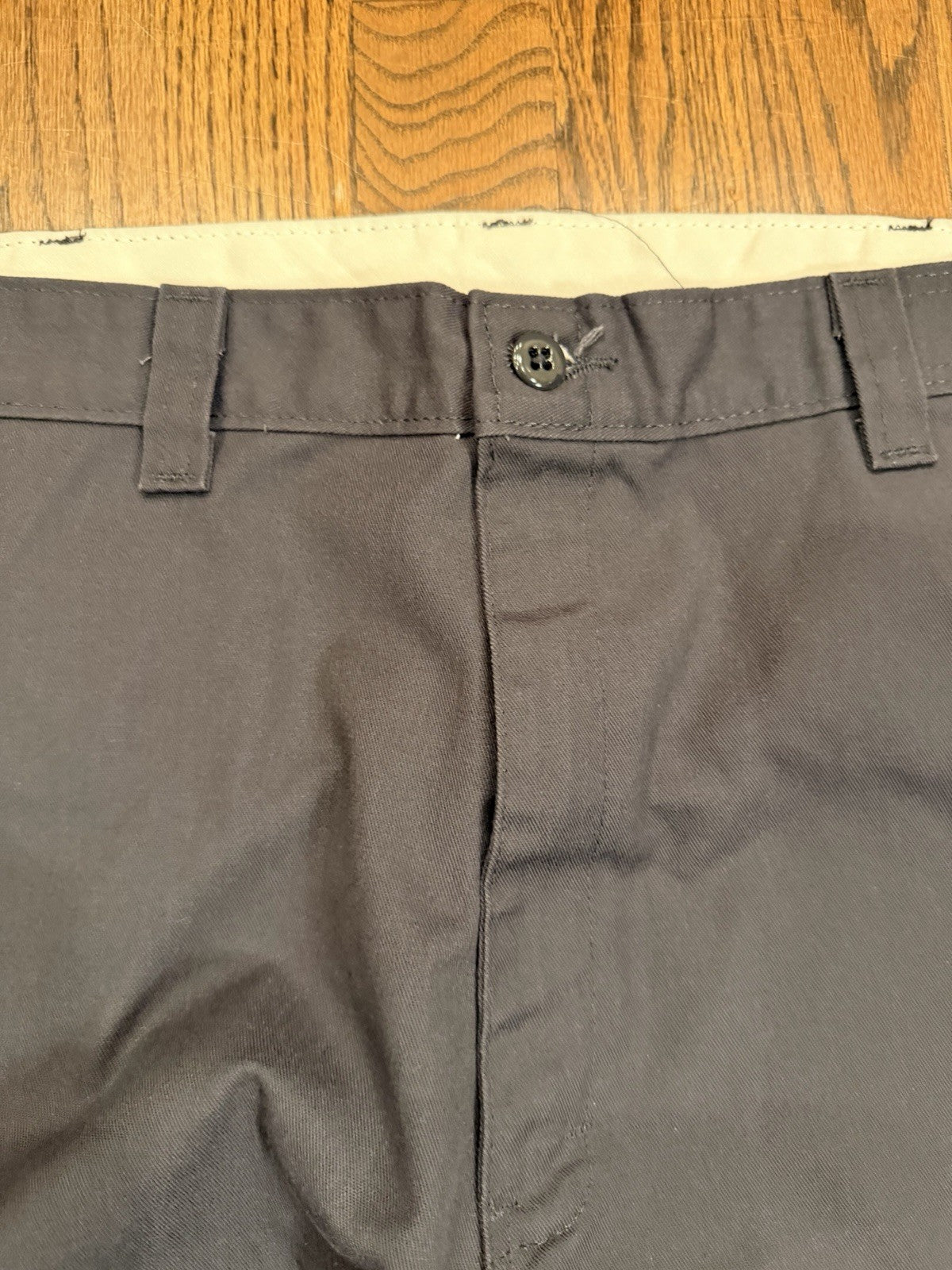 Dickies Flat Front Work Pants Men’s 38x30 Gray Durable Classic Fit