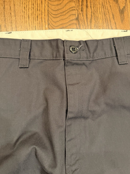 Dickies Flat Front Work Pants Men’s 38x30 Gray Durable Classic Fit