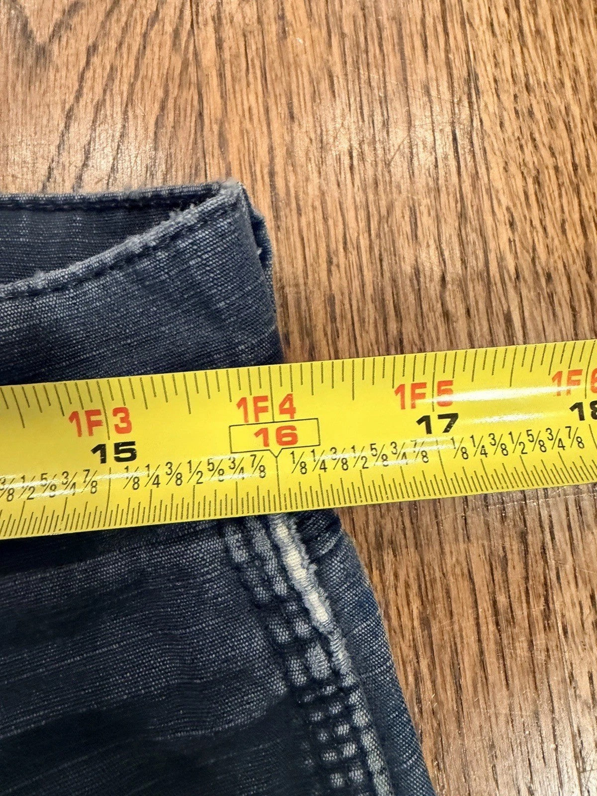 Wrangler Riggs Workwear Ripstop Pants 31x30 Blue Distressed Carpenter