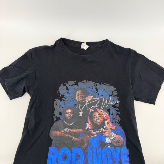 Pro DaDa Rod Wave Graphic Rap Tee Hip Hop Streetwear Shirt Small Black