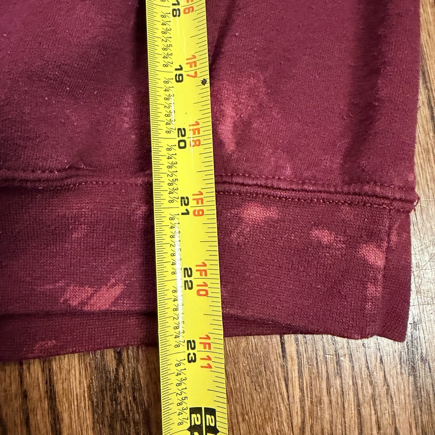 Stewart’s Meat Market Hoodie Yelm WA Local PNW Graphic Pullover Burgundy Size S