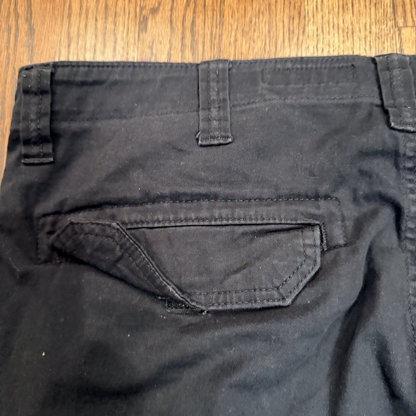 Wrangler Men's Stretch Taper Leg Regular Fit Cargo Pant Blackk 38x32