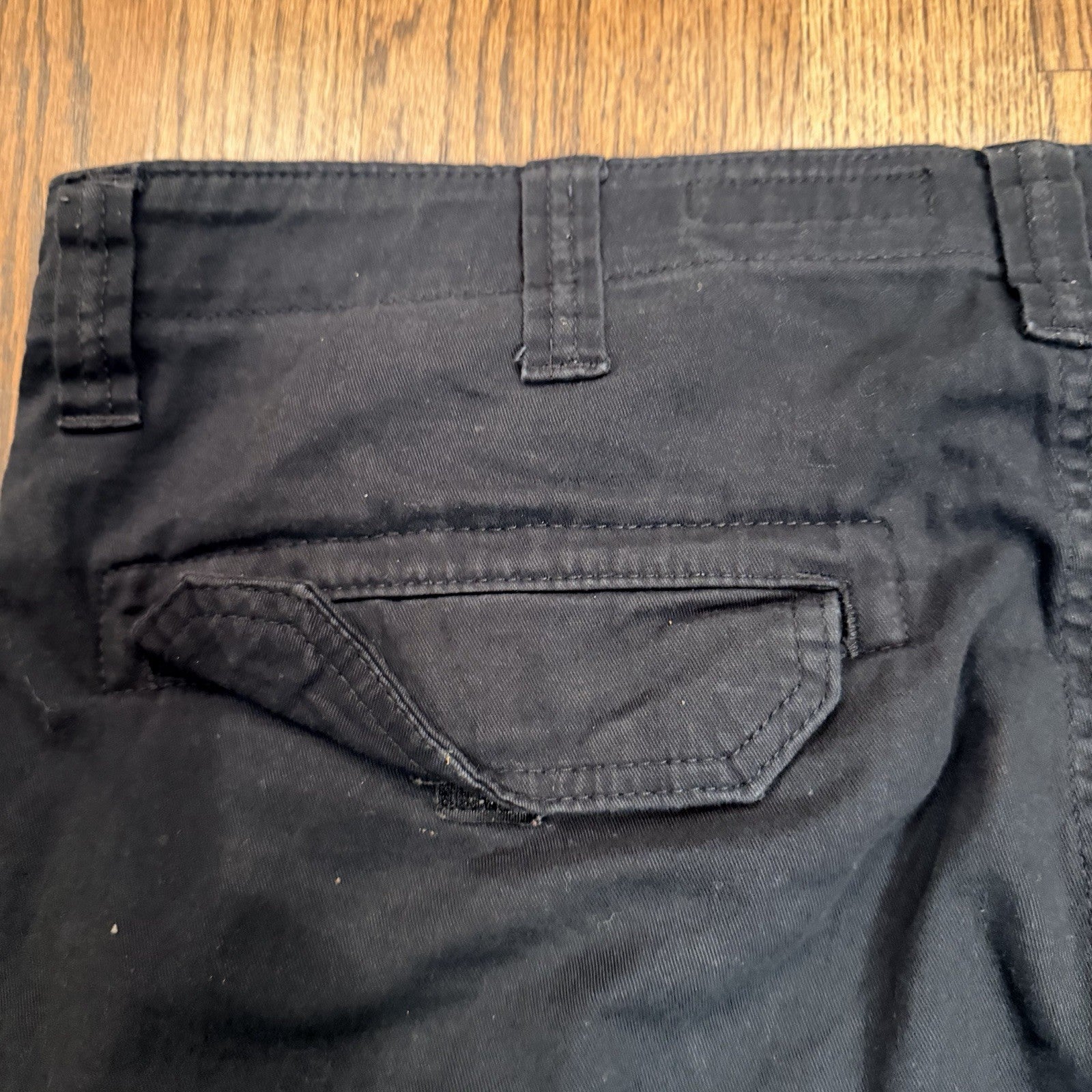 Wrangler Men's Stretch Taper Leg Regular Fit Cargo Pant Blackk 38x32
