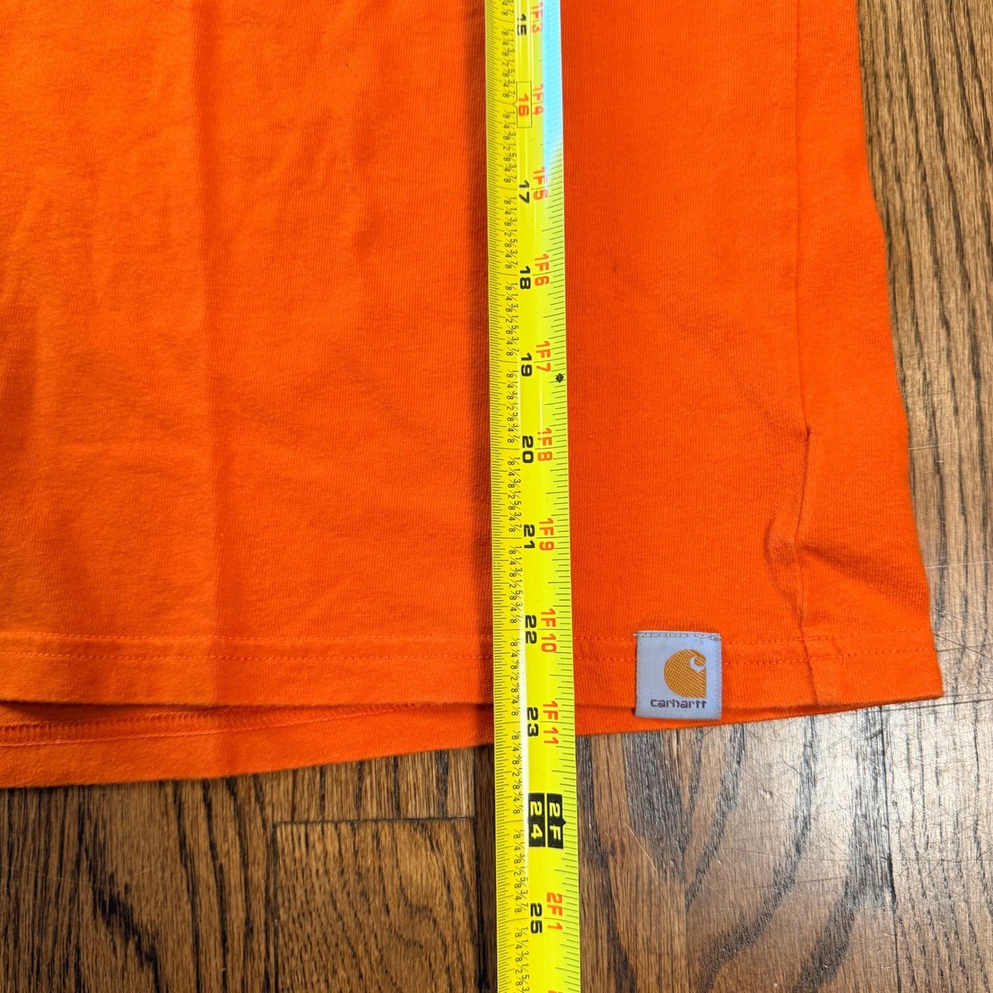 Carhartt Wildlife Tracker Long Sleeve Graphic Tee Size M 10/12 Hunter Orange