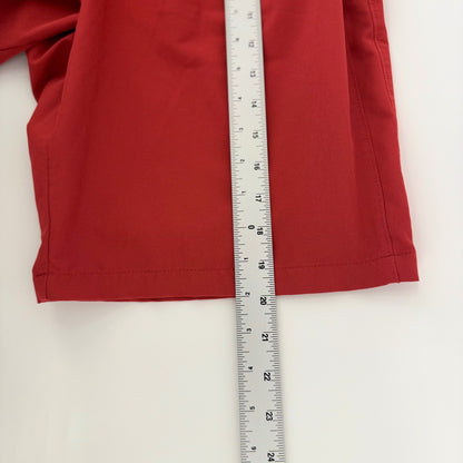 Nike Dri-FIT Hybrid Golf Short Red Performance Standard Fit 34 Preppy AJ5495-609