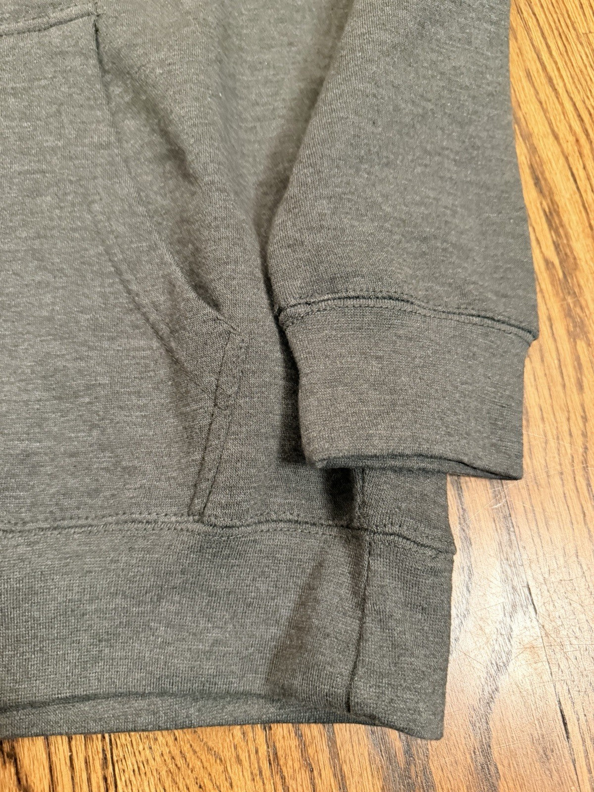 Billabong Youth L (adult s) Pullover Hoodie Sweatshirt Grey/peach Cotton