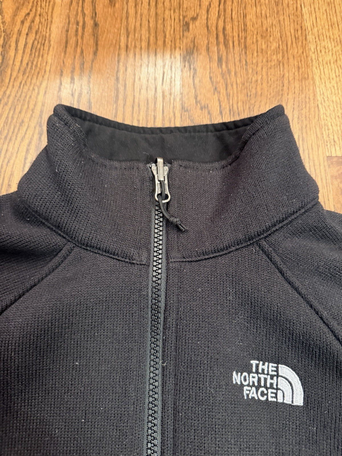 The North Face Jacket Womens S Black Full Zip Fleece