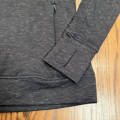 Kyodan Outdoor Cowl Neck Space Dye Pullover Thumbhole Pockets Size M Gray