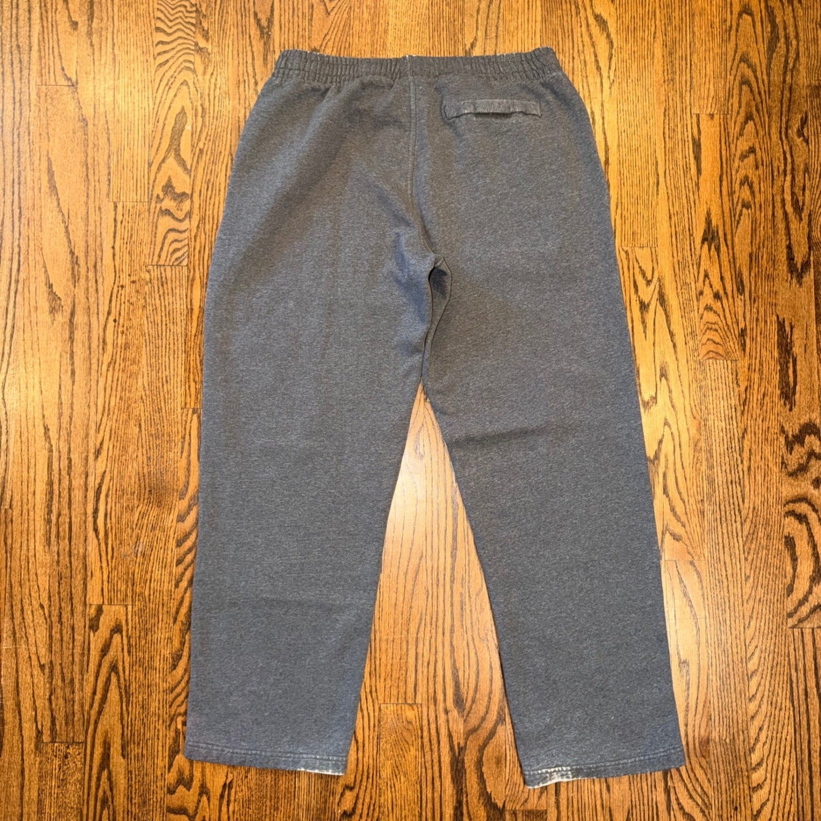 Nike Athletic Dept Fleece Sweatpants Straight Leg XL Gray Drawstring Pockets