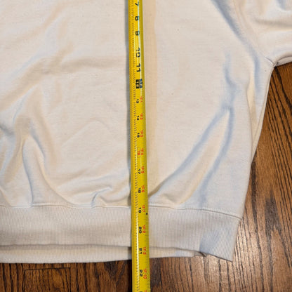 Forever 21+ Los Angeles California Graphic Sweatshirt 0X White Green Embroidered