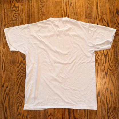 Unbranded Florida Souvenir T-Shirt Palm Tree Graphic Large White