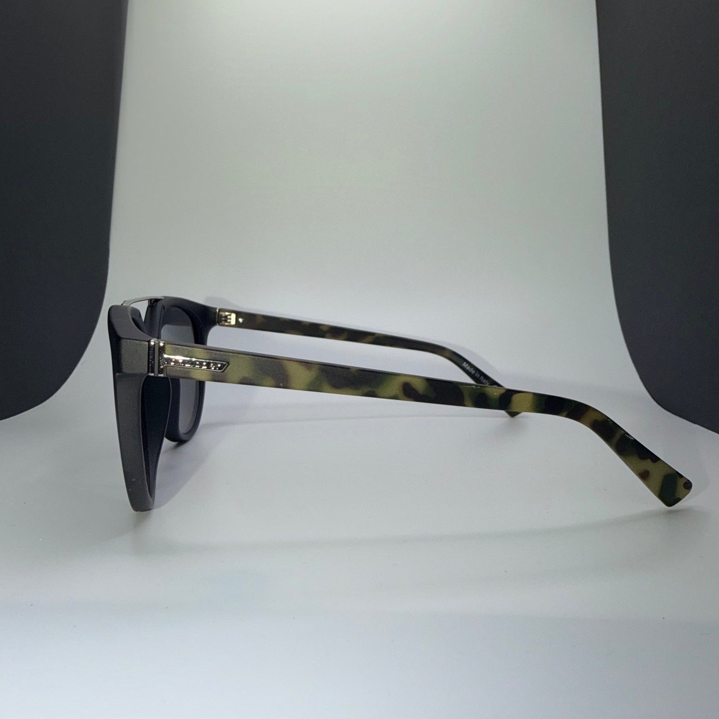 VonZipper Hitsville Sunglasses Camo Tortoise Double Bridge Matte Black Grey Lens