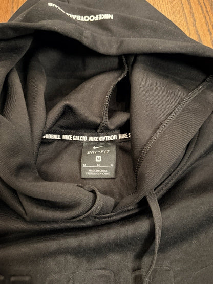 Nike F.C. Football Club Training Hoodie Size M Black AR8002-010 2017