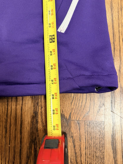 Washington Huskies Genuine Stuff 1/4 Zip Long Sleeve Pullover Men XL Purple