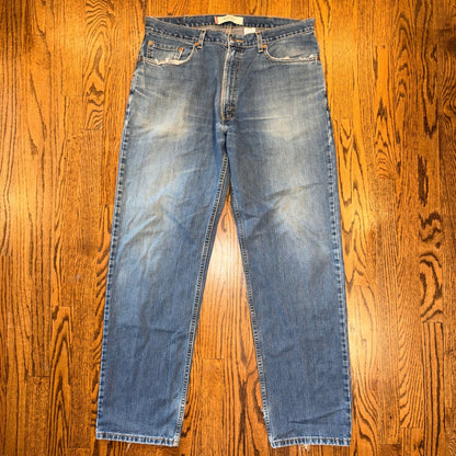 Levi's 550 Relaxed Fit Vintage 2004 Mens Jeans 38x34 Blue Denim Baggy Loose