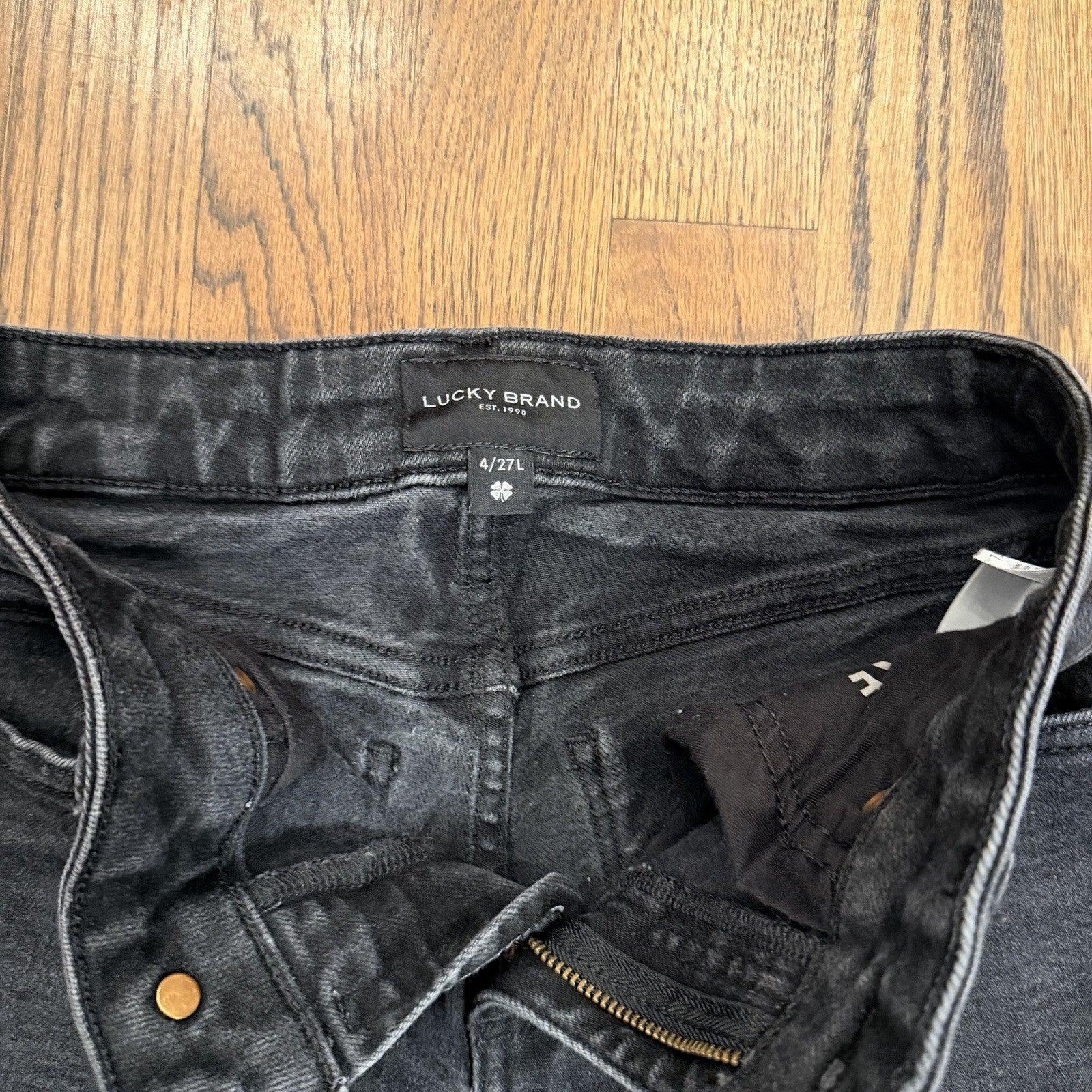 Lucky Brand Women's Lizzie Low-Rise Skinny Women’s Jeans - Clean Black 4/27L