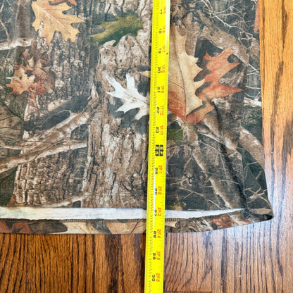 Realtree AP Camo T-Shirt Hunting Outdoor Forest Print XL Brown Green