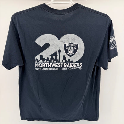 Port and Company Northwest Raiders 20th Anniversary Graphic T-Shirt Large Black
