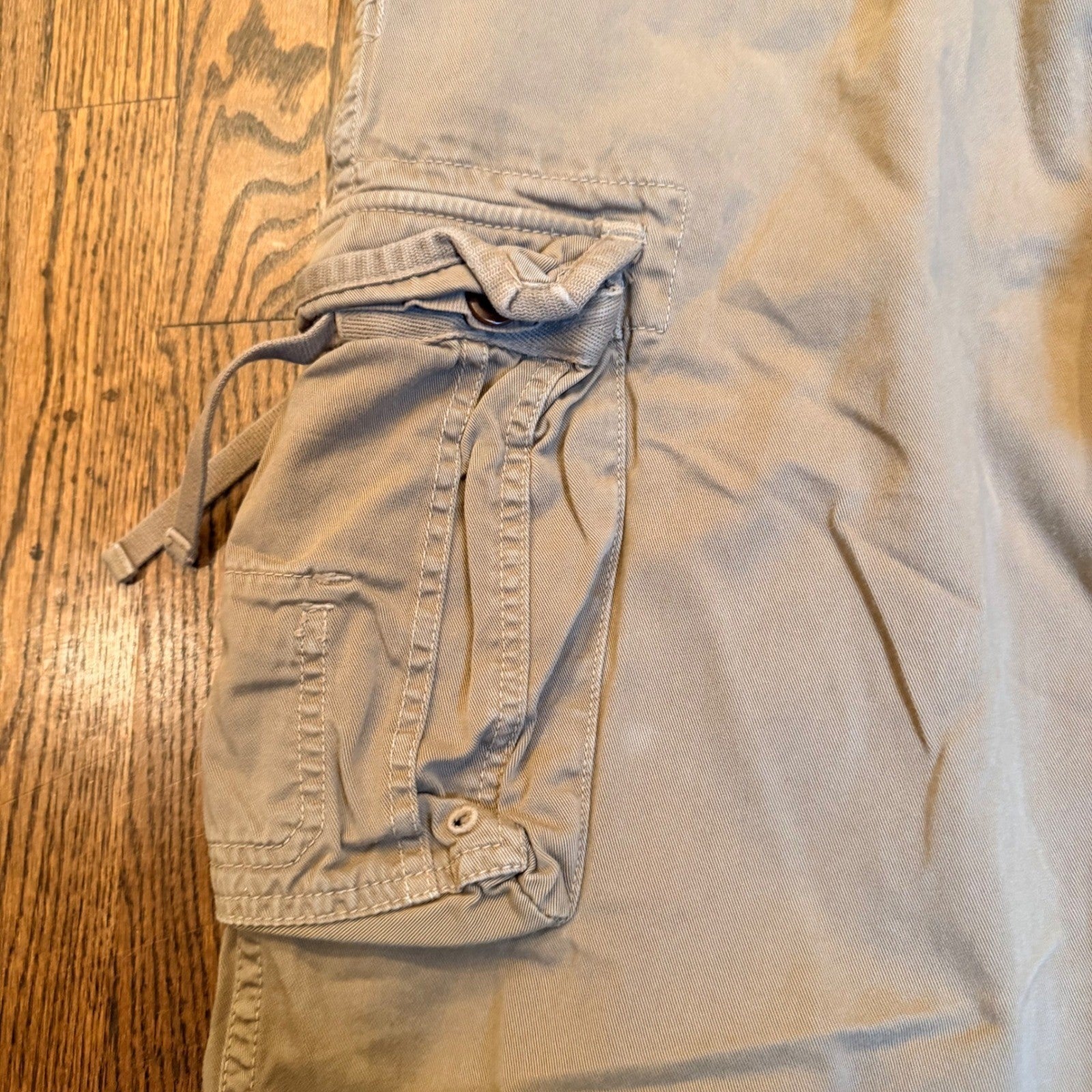 J. Crew Broken-In Cargo Pants Khaki Tan Cotton Utility 34x30 80981