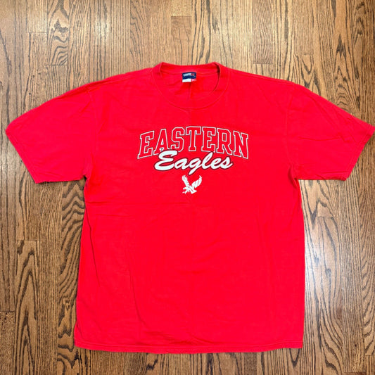 Campus One Eastern Eagles Graphic T-Shirt Collegiate Red XL Mens