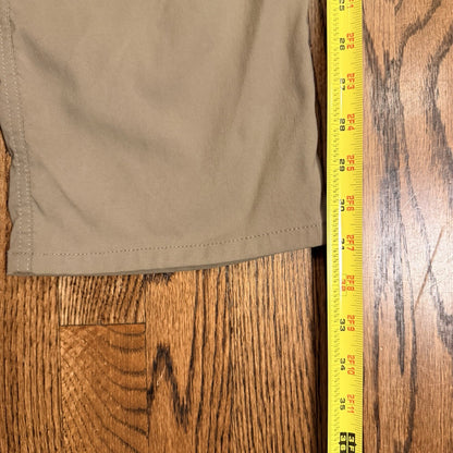 Wrangler Pants Men's 38x30 Tan Flex Waist Cargo Hiking Straight 10NW788FR